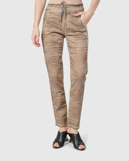 Floral Iconic Stretch Jeans SP419G - Alembika