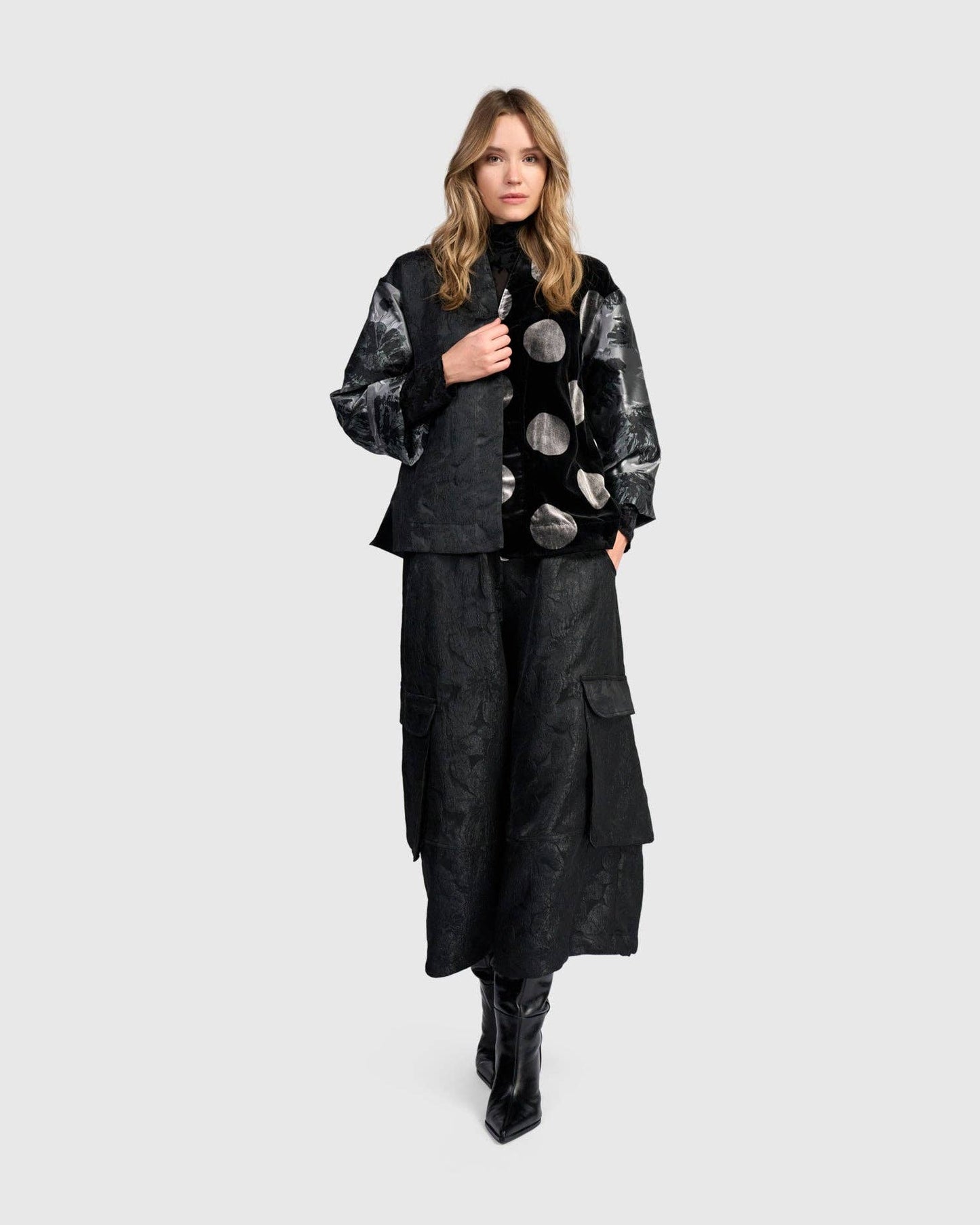 Celeste Jacket, Silver Mix: MIX / S (US 8-12)