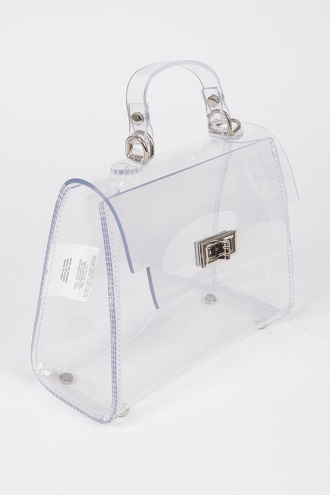 WOMEN'S BAG SALERNO New Collection ITALY BYMANYC ® New York: Clear Silver