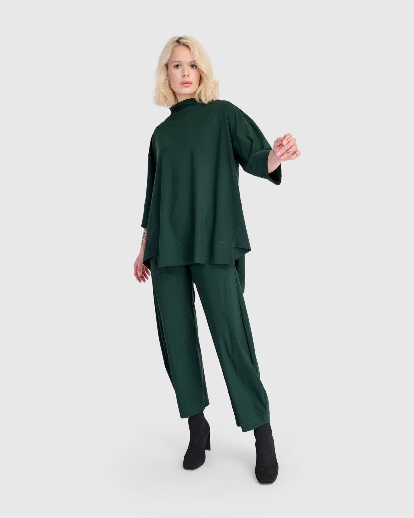 Essential Tekbika Trapeze Top, Forest: Forest / XS (US 6-8)