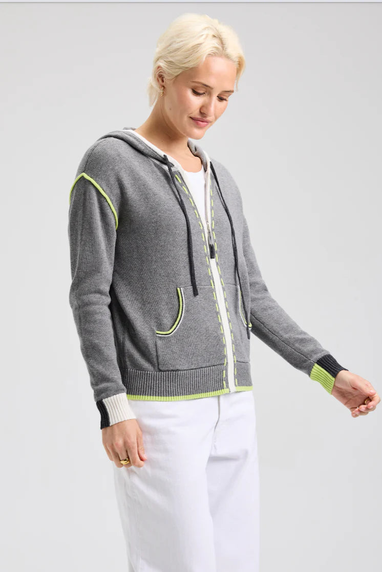 Threaded Hoodie ZP7536U - Zaket & Clover
