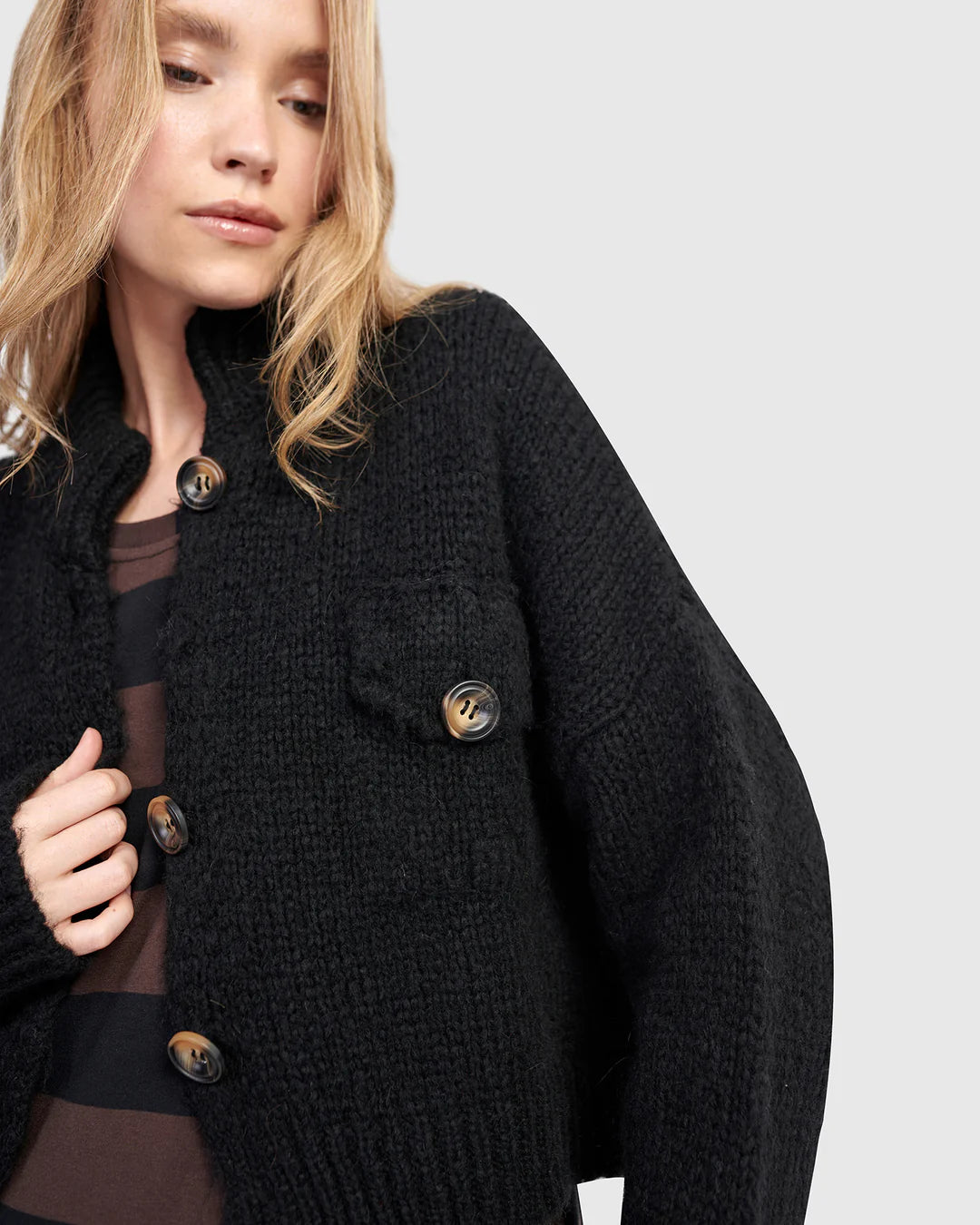 Trucker Cardigan AS932B - Alembika