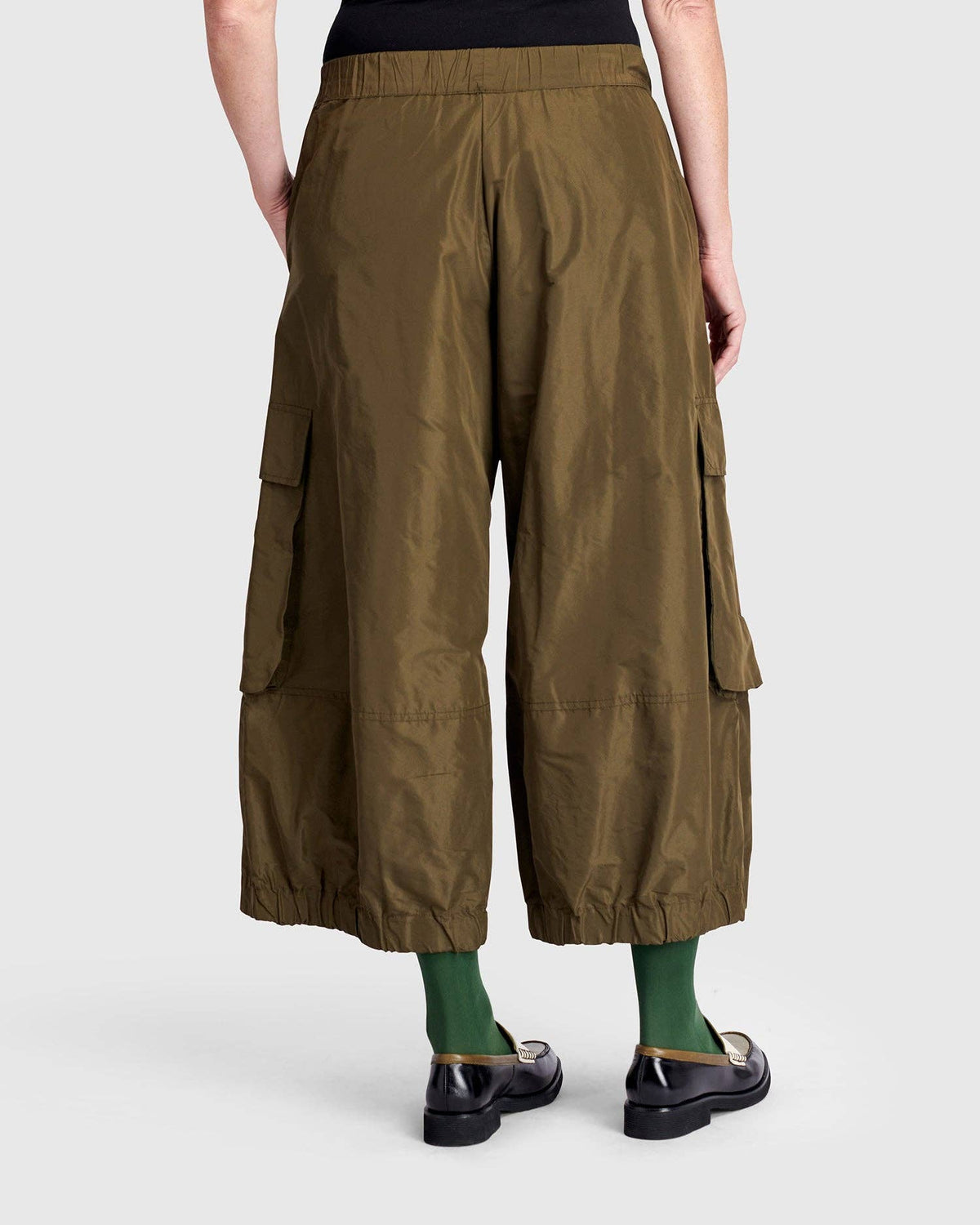 Urban Wide Cargo Pants, Khaki: Khaki / 3 (US 10-12)