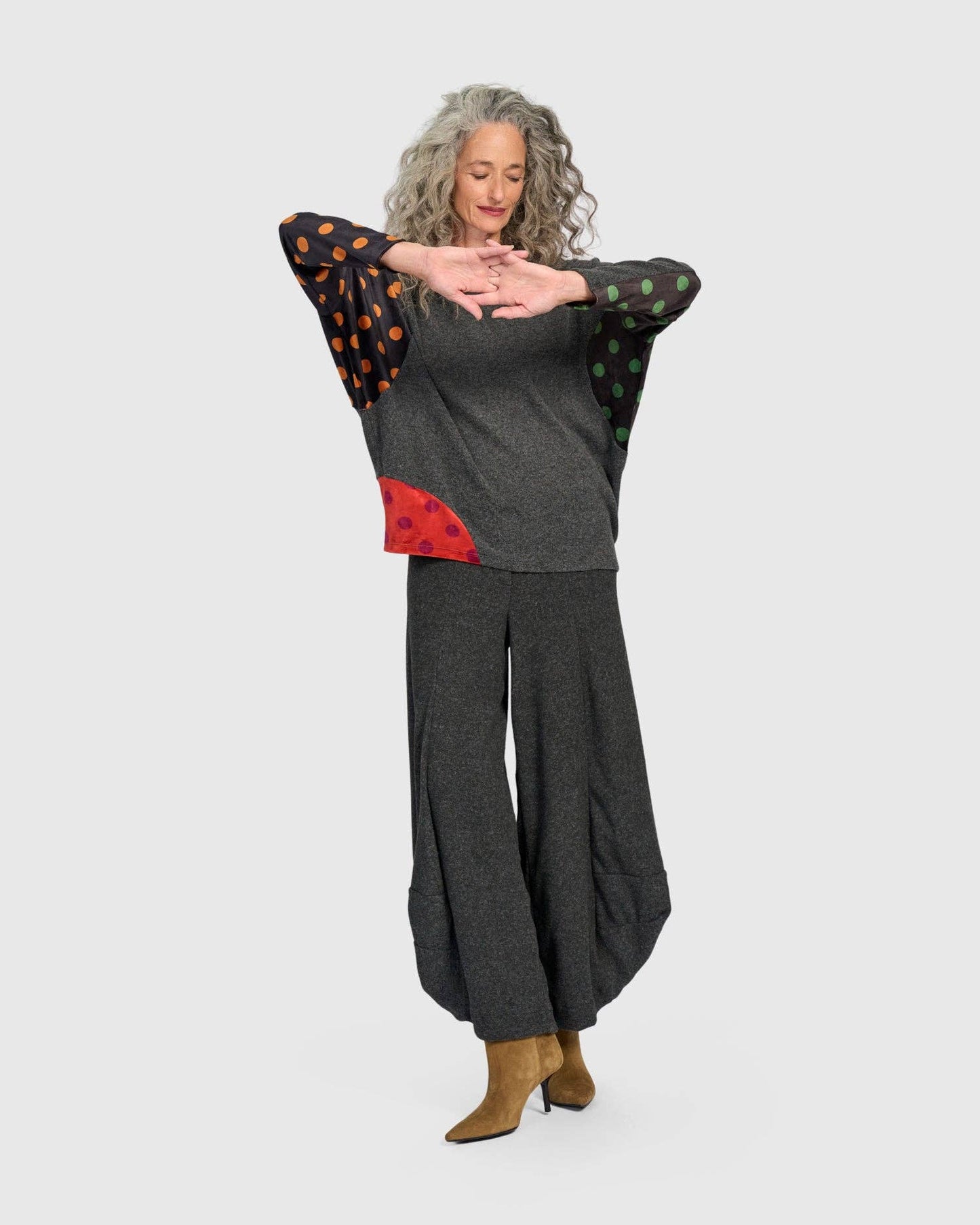 Plush Punto Pants, Carbon: Grey / 2 (US 8-10)