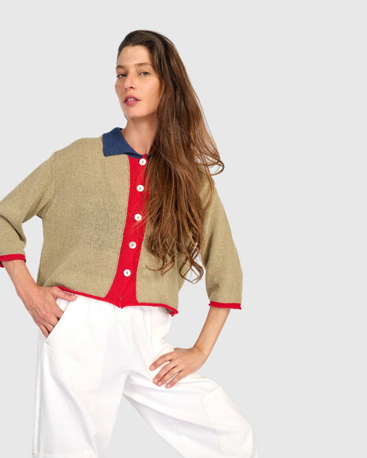 Coco Cardigan, Red: Red / ONE SIZE