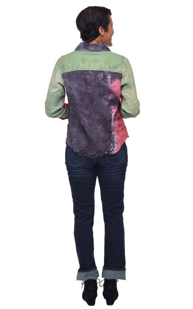 CV1087 Gretchen Button Down in Bali*: S