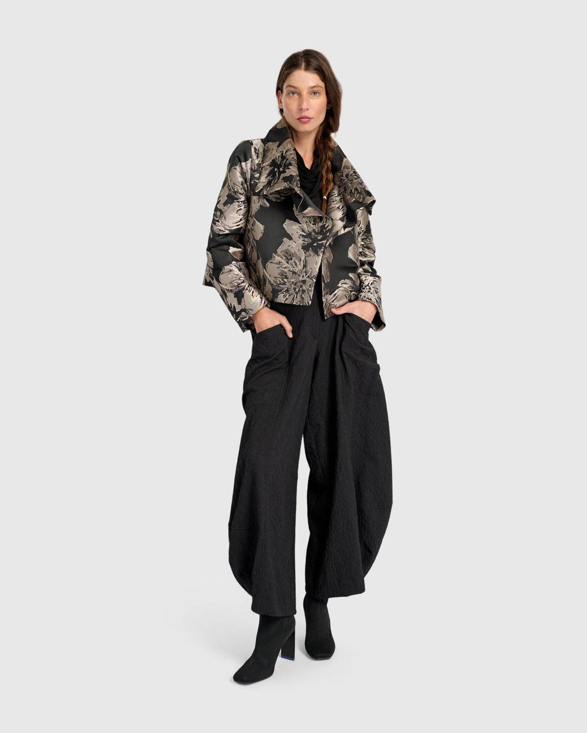 Nightfall Moto Jacket, Floral: Floral / L (US 14-16)