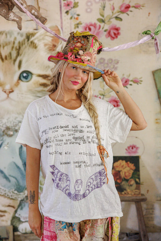 Stay Bewildered Tee 2403 - Magnolia Pearl
