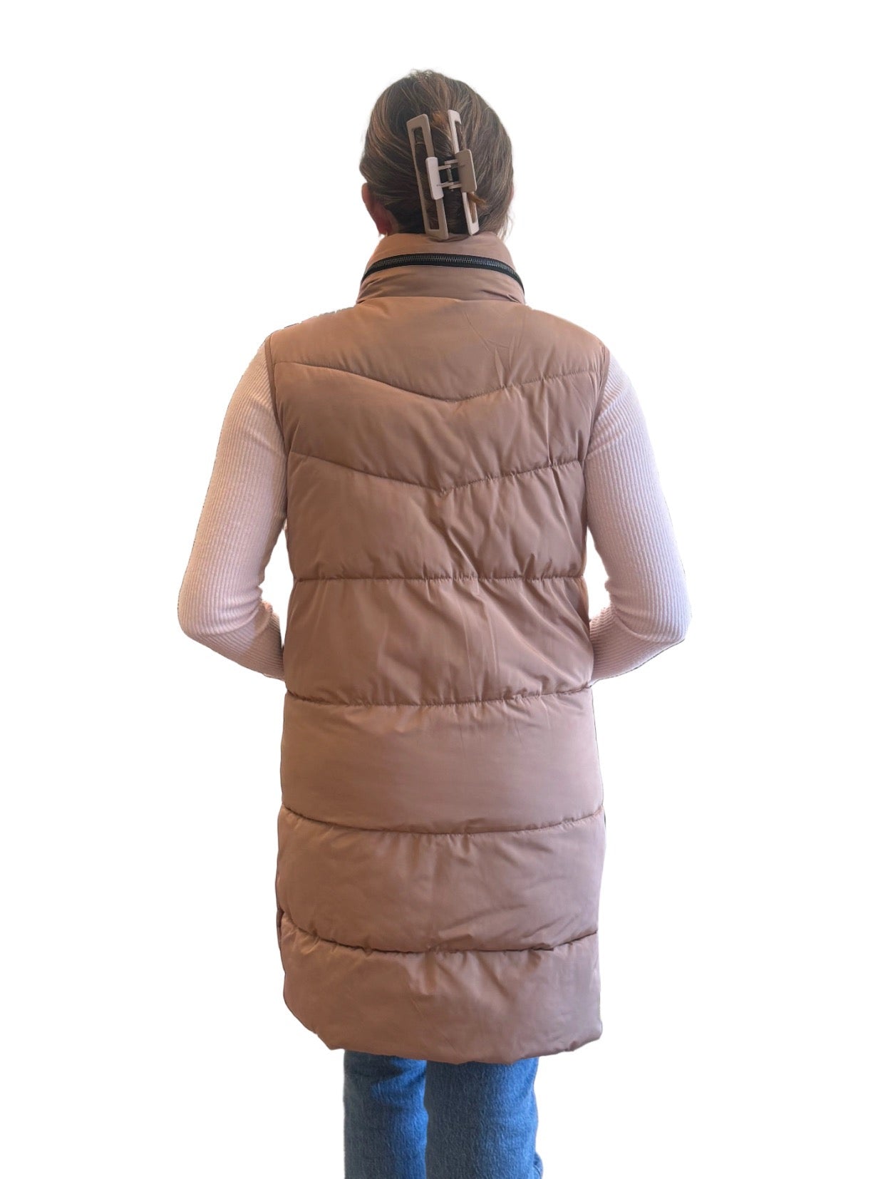 Light Quilted Vest K5142RK-323 - Nikki Jones