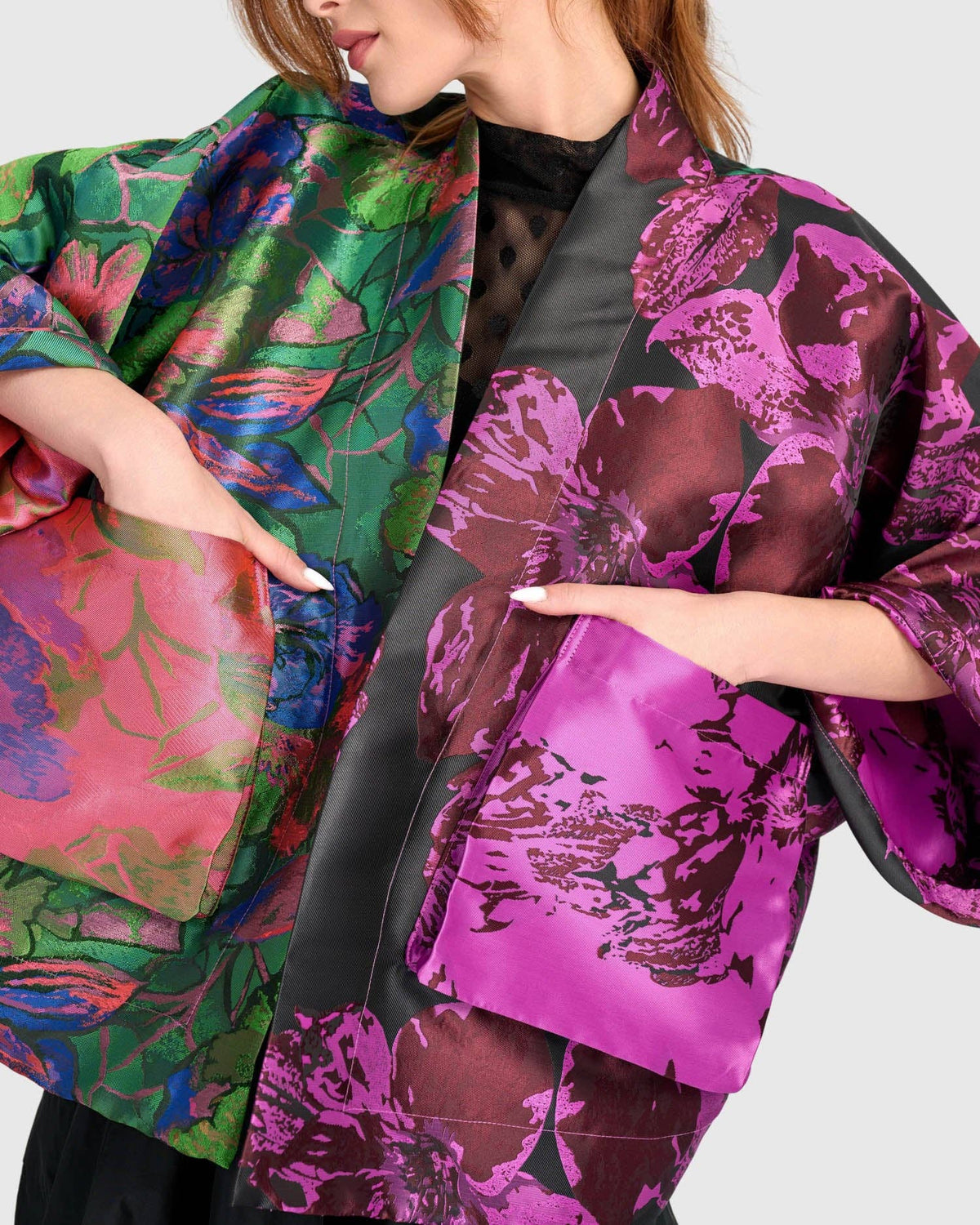 Elysium Jacket, Jacquard Mix: MIX / XL (US 18-20)