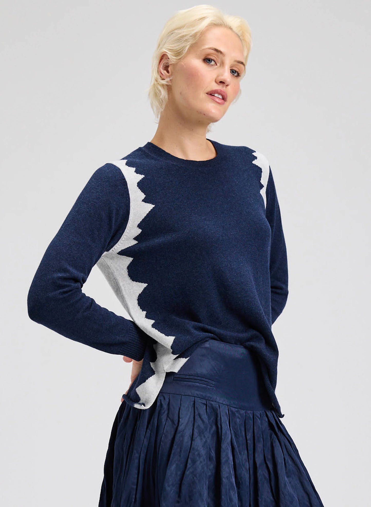 Jaggered Sweater ZP7529U - Zacket & Plover