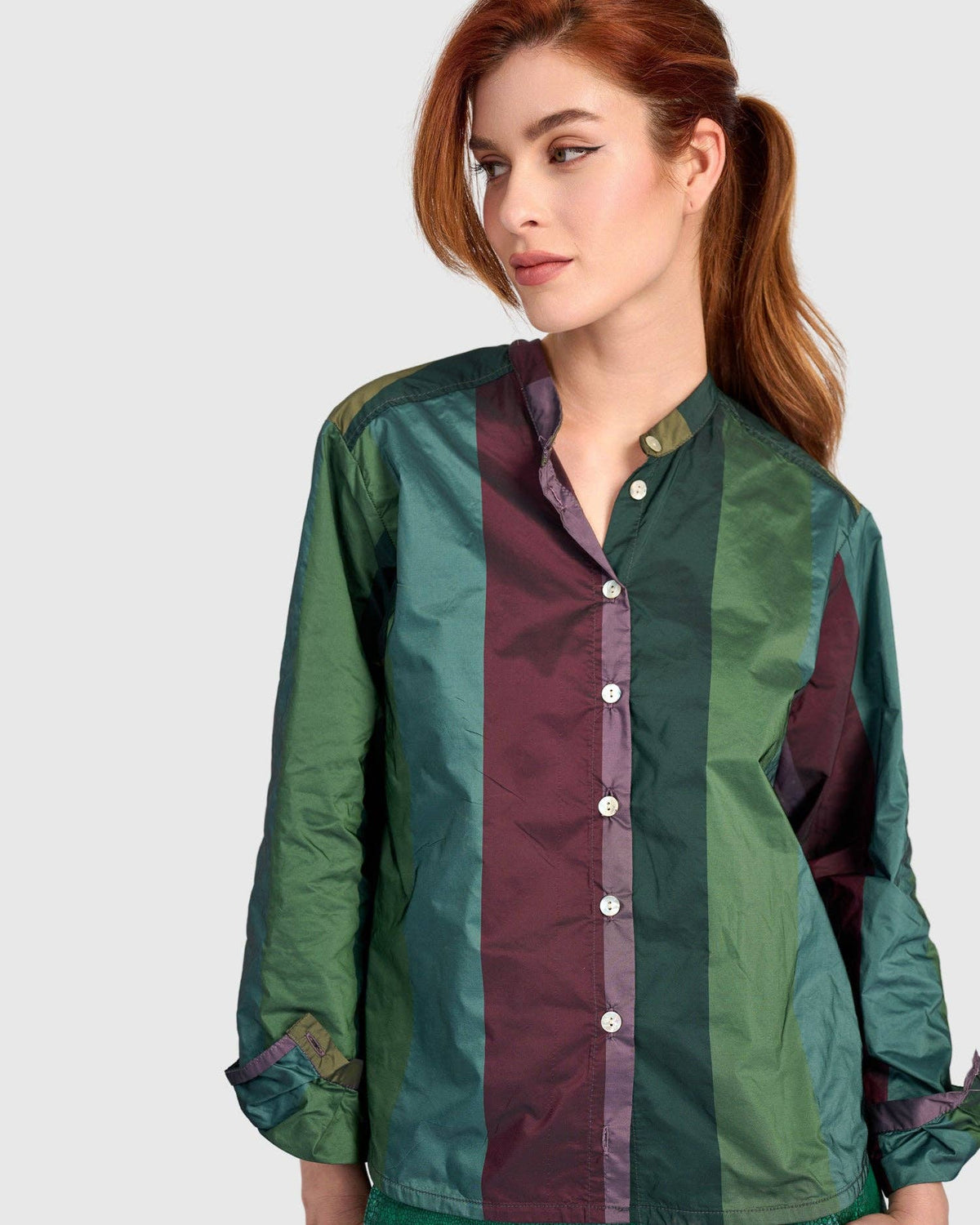 Resplendent Shirt, Jewel Mix: Stripes / M (US 12-14)