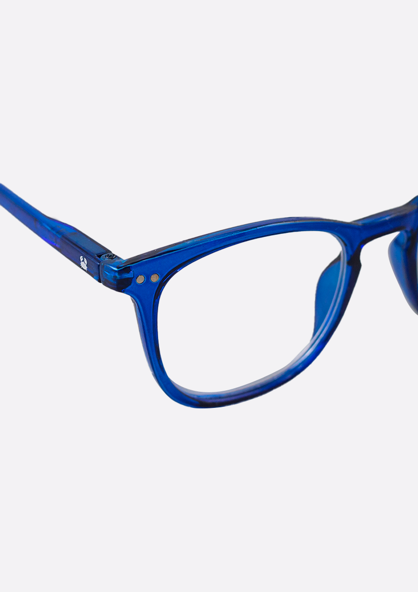 READING GLASSES - EUROPE DARK BLUE CRYSTAL: +2.00