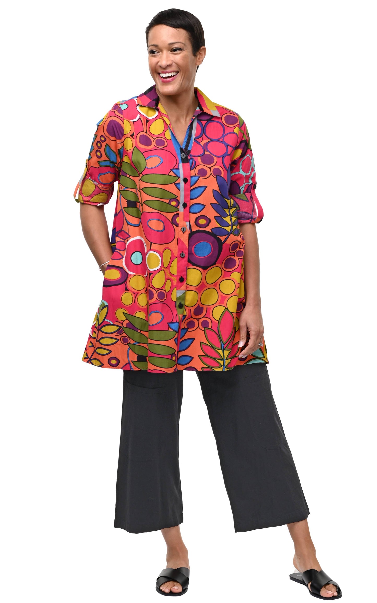 CV1218 Rachel Blouse in Galapagos*: M