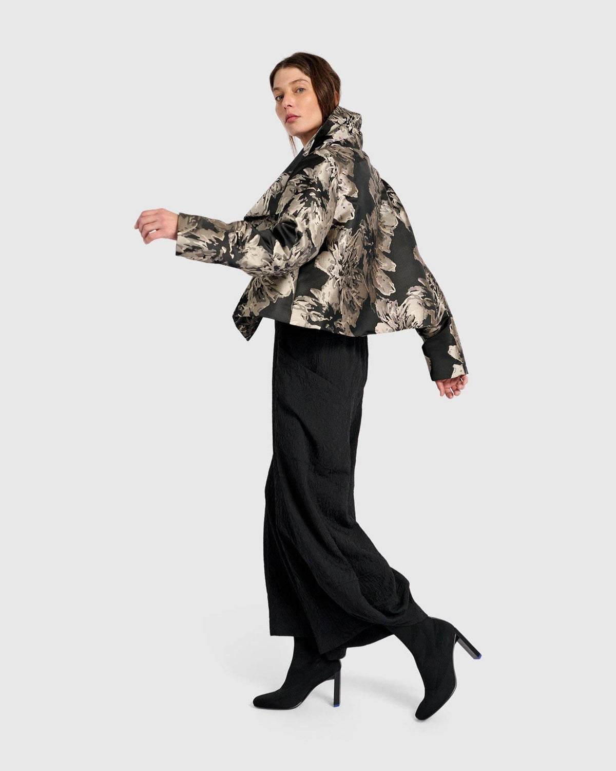 Nightfall Moto Jacket, Floral: Floral / L (US 14-16)