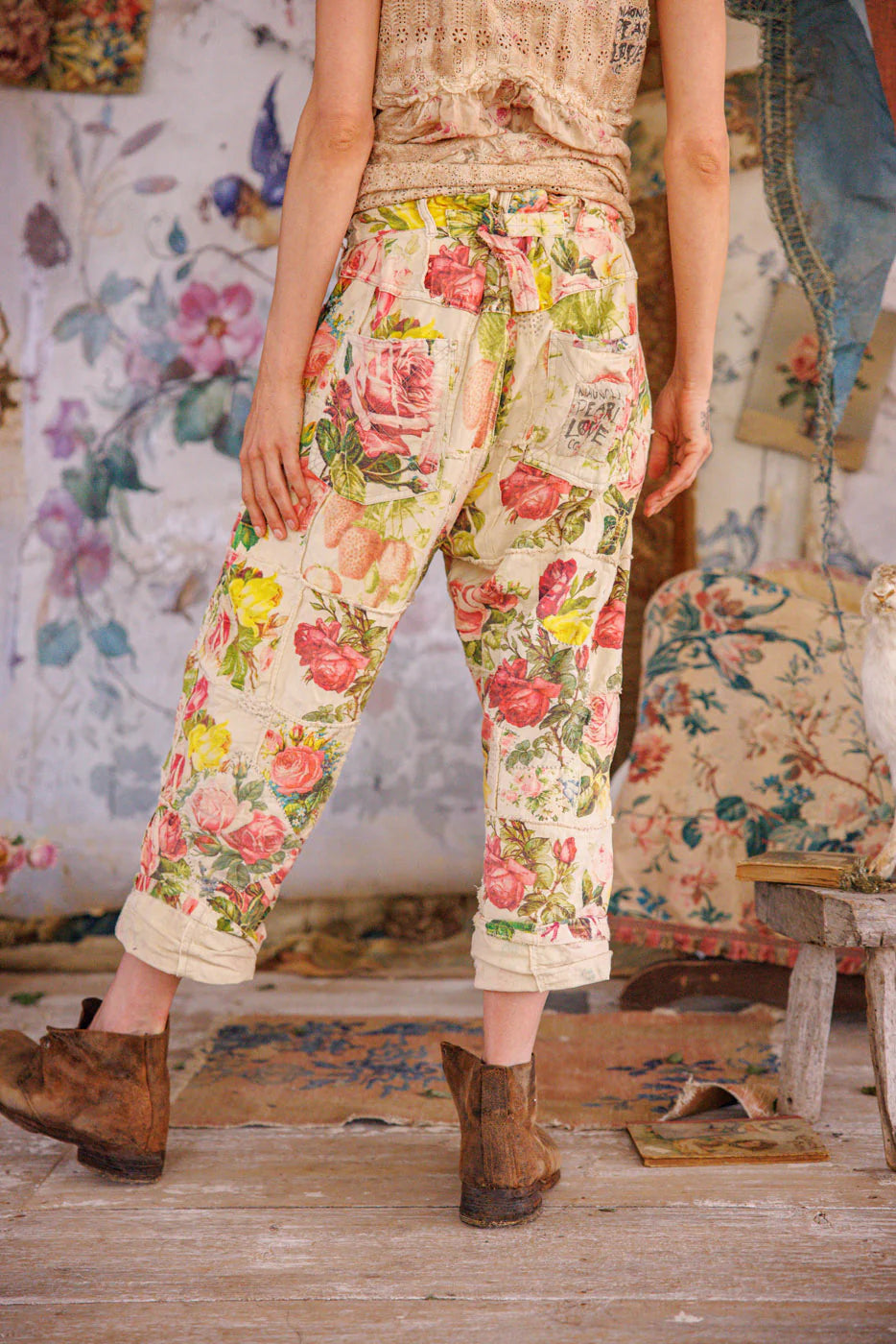 Patchwork Miner Trousers 411 - Magnolia Pearl