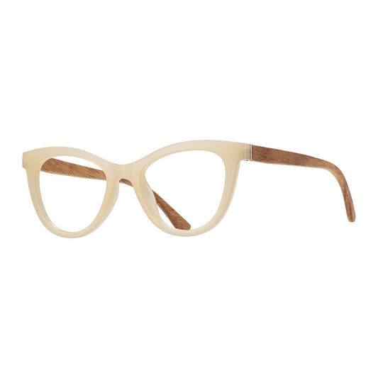 Lark - Jelly Beige / Walnut Wood - Blue Light Filtering 0.00: 0.00