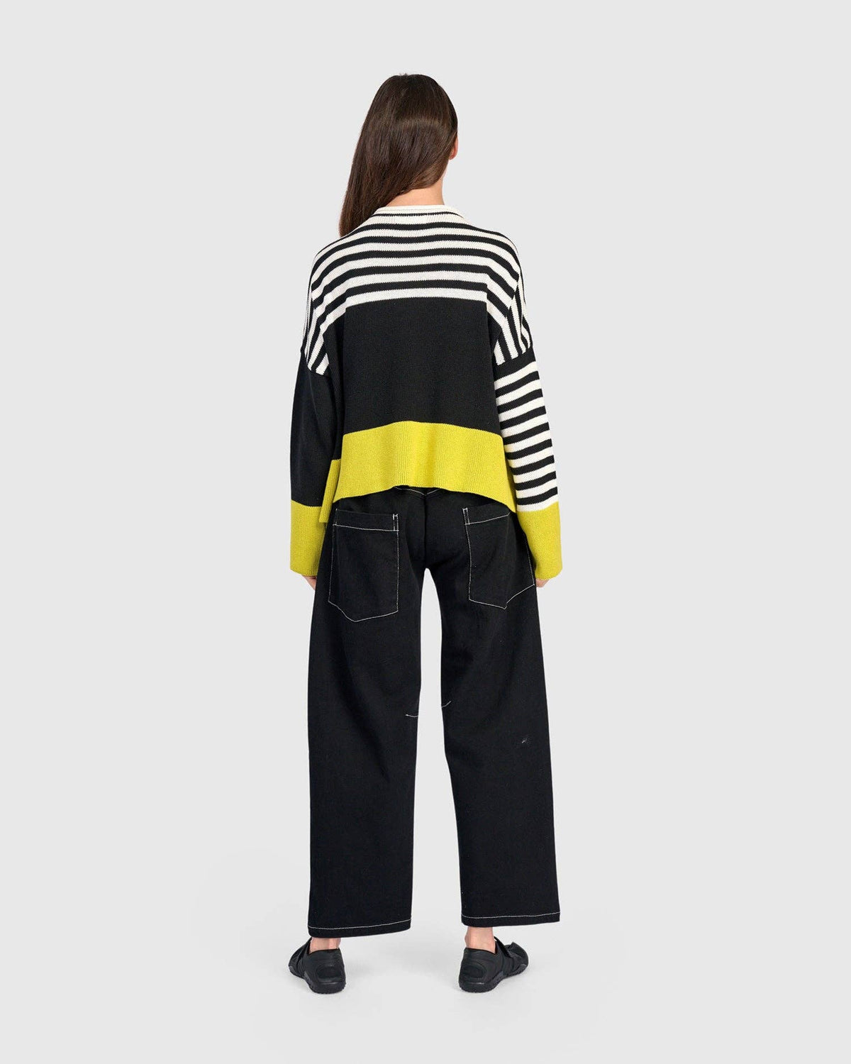 Honeybee Sweater, Black/Yellow: MIX / ONE SIZE