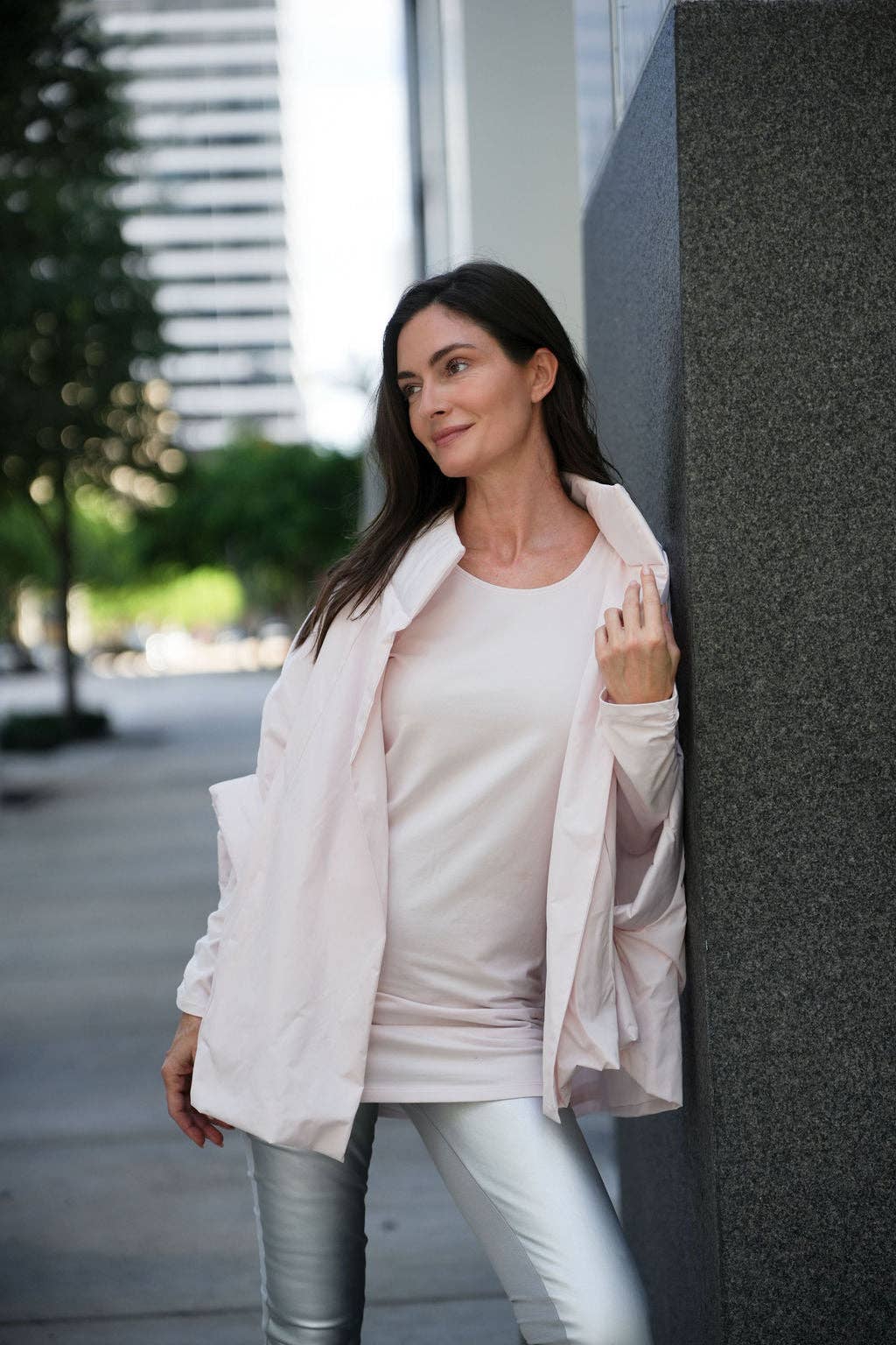 Nylon Chic Cape - Blush: Blush
