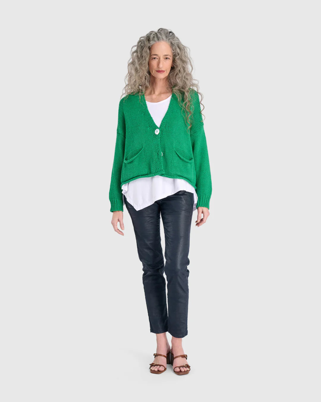 Simply Slouchy Cardigan AS43G - Alembika