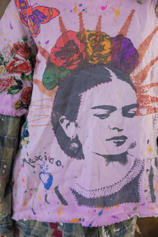 Frida del Sol Vetiver Sweatershirt 2595 - Magnolia Pearl