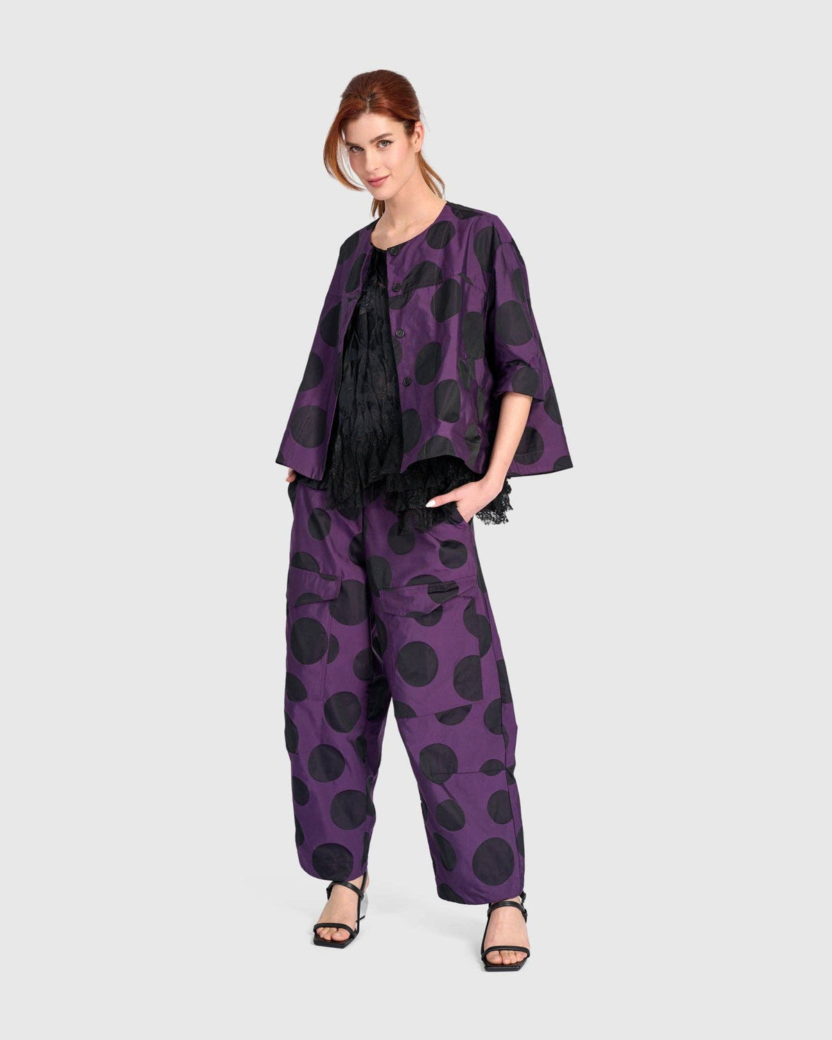Damson Topper Jacket, Plum: Violet / 5 (US 14-16)