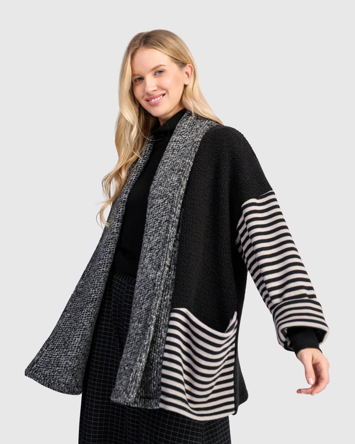 Urban Elsie Cardigan, Storm Mix: Storm / XS (US 6-8)