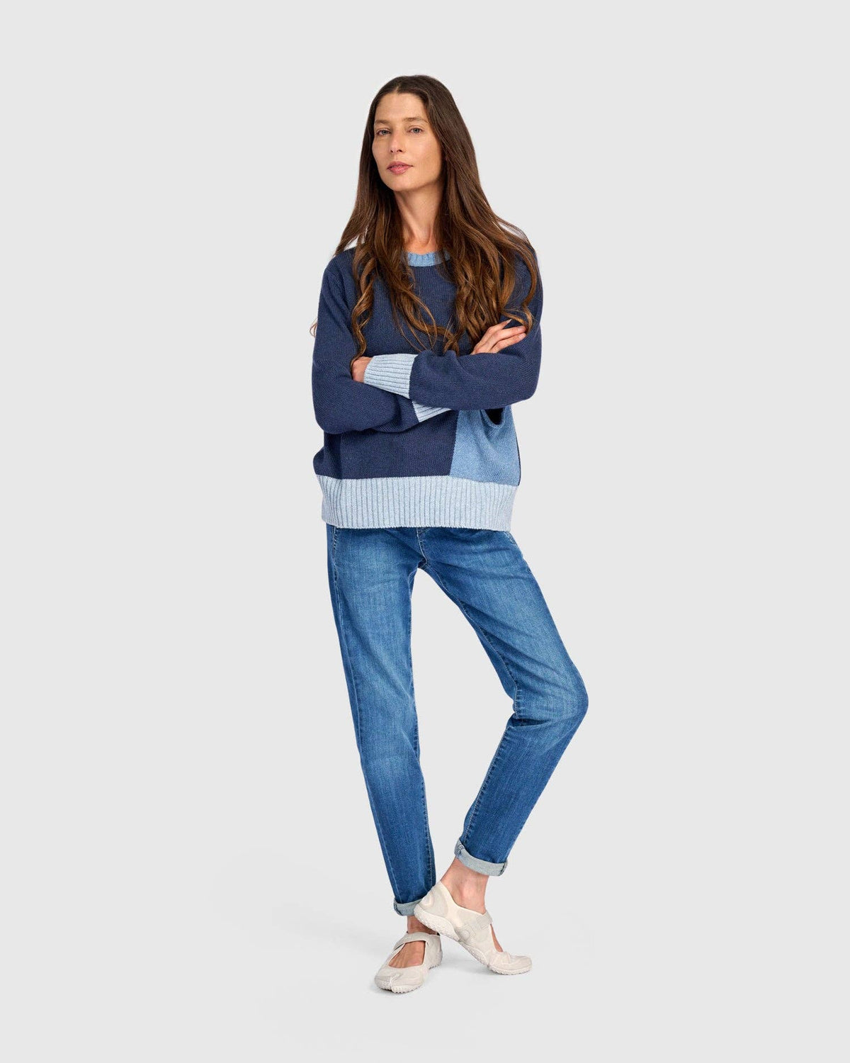 Bauble Pocket Sweater, Blue: NAVY / ONE SIZE