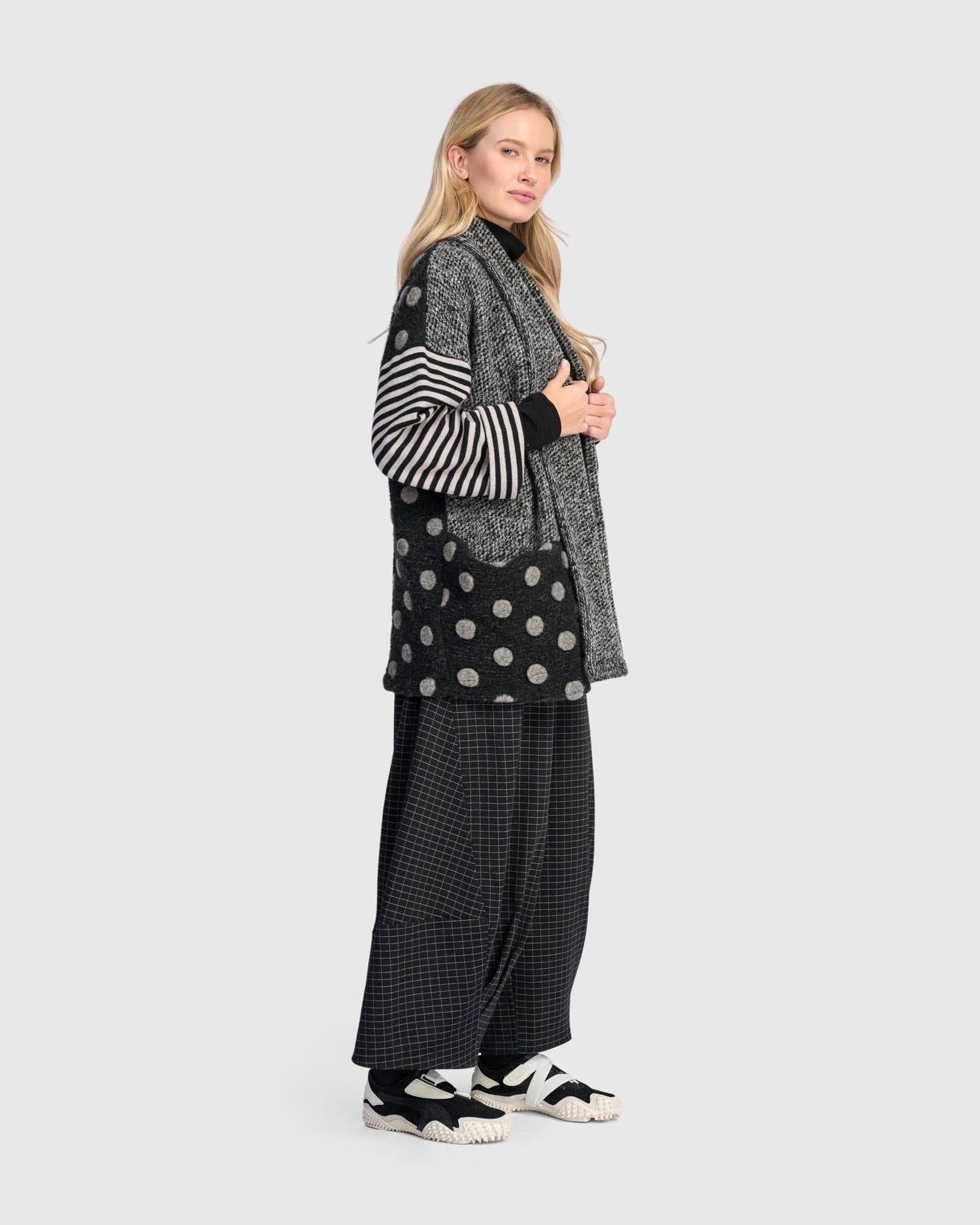Urban Elsie Cardigan, Storm Mix: Storm / XS (US 6-8)