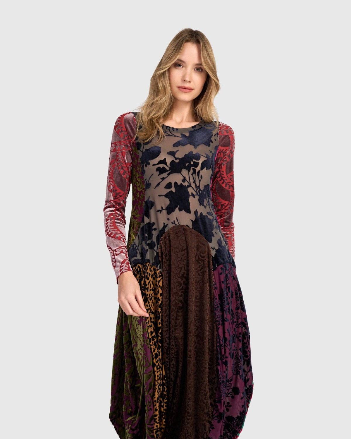 Heirloom Crew Cocoon Dress, Jewel Multi: Regal / 1 (US 6-8)