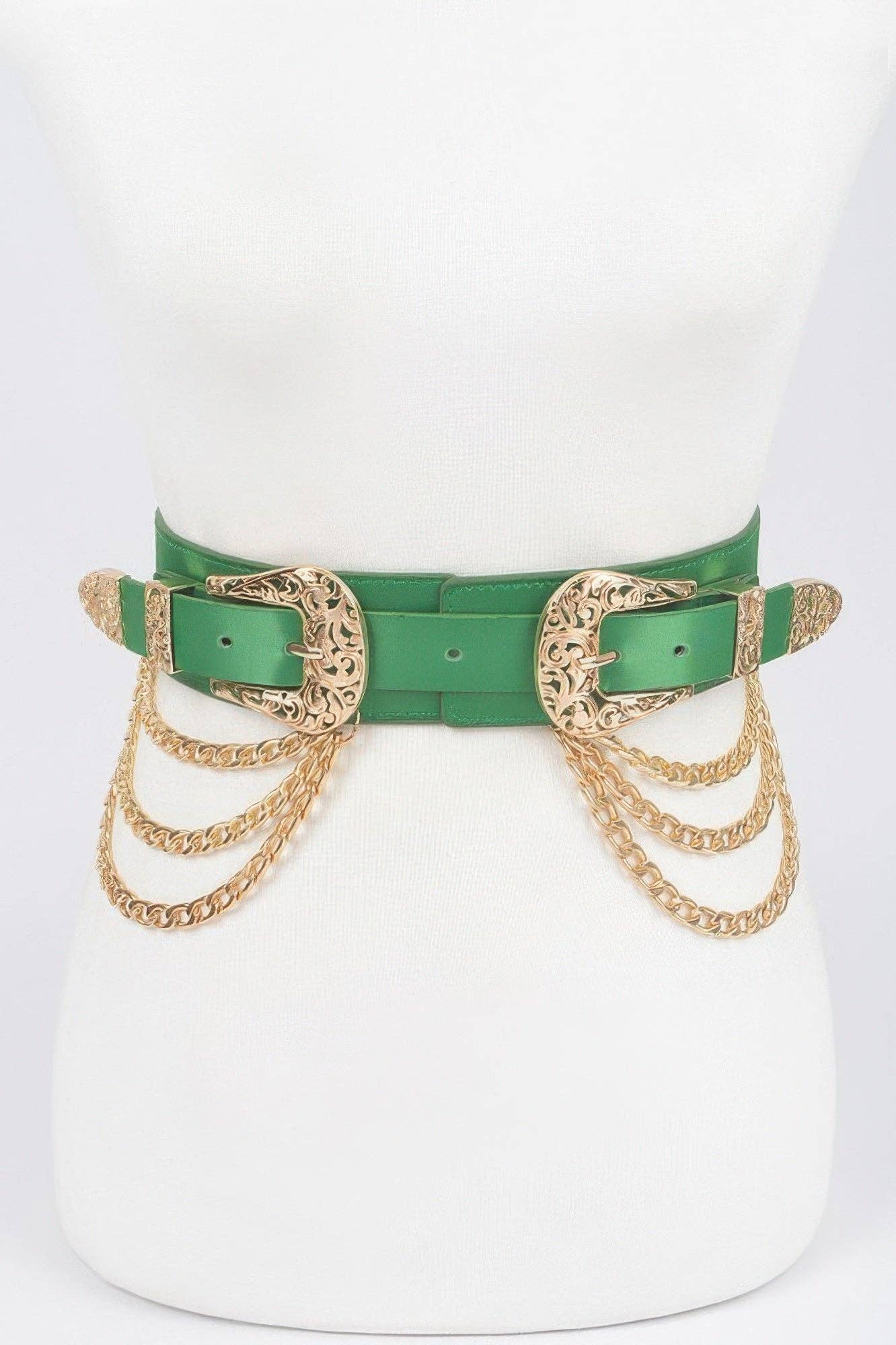 Women's Belts: PARK AV NYFW Collection BYMANYC ® New York: Cobalt / One Size For All