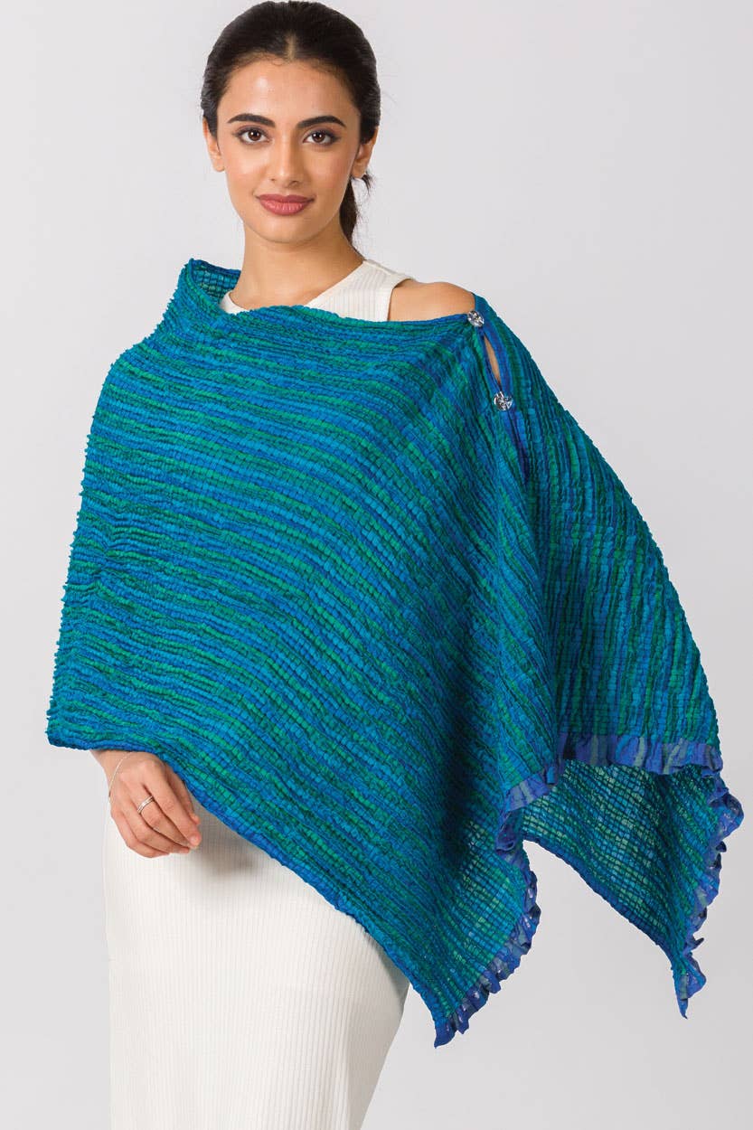 Apeksha Silk & Wool Wrap - Sevya Handmade