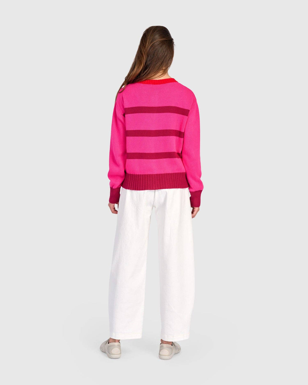 Cricket Cardigan, Fuchsia: Fuchsia / ONE SIZE