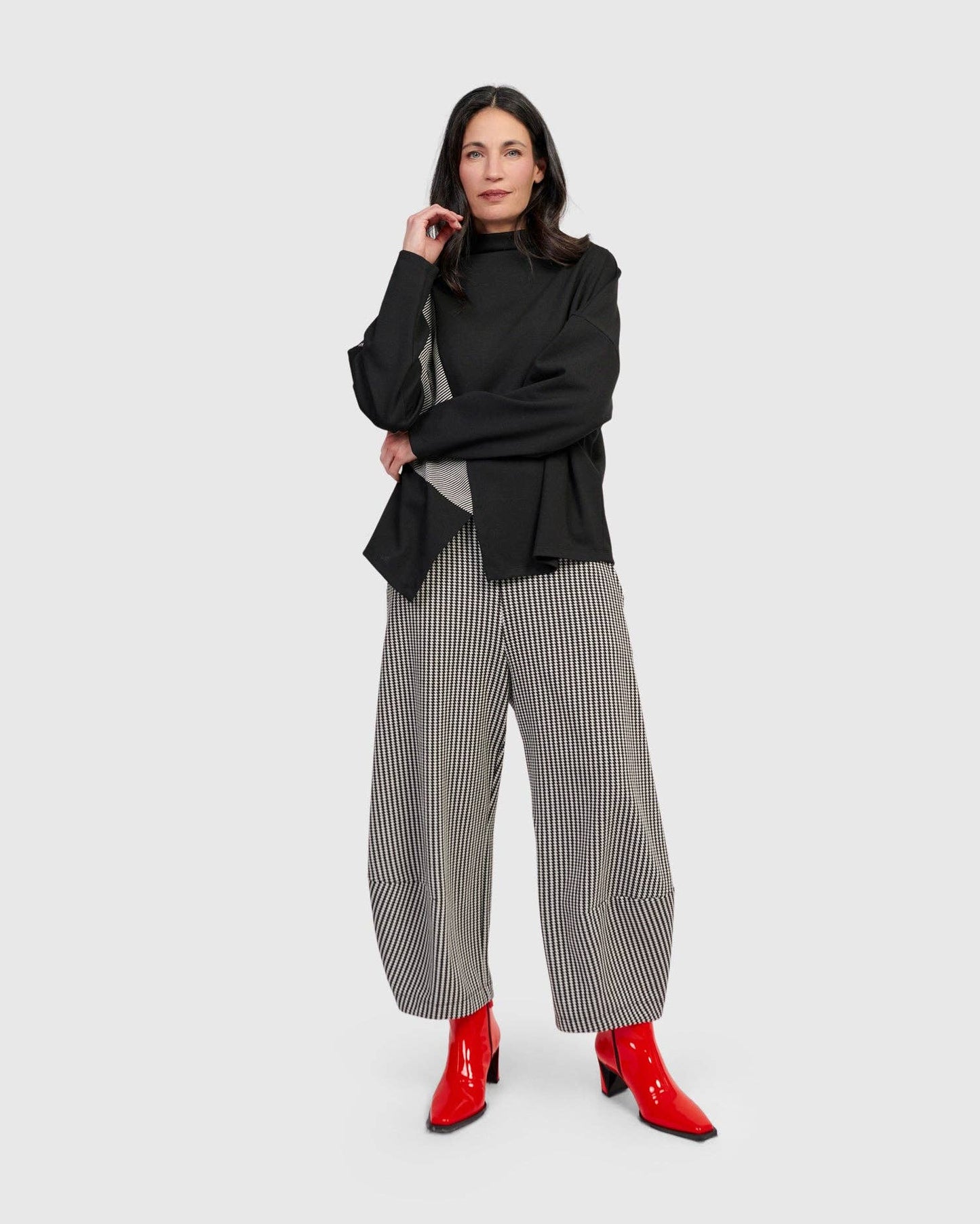 Uptown Lantern Pants, Steel: Steel / 2 (US 8-10)