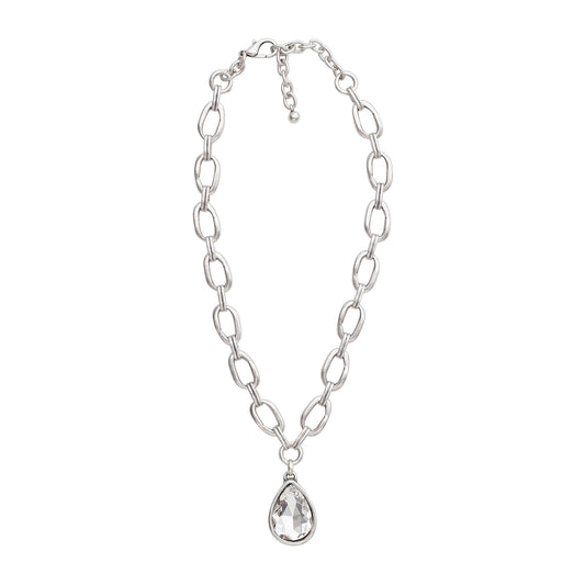 Handmade Queen Drop Crystal Necklace - 3942