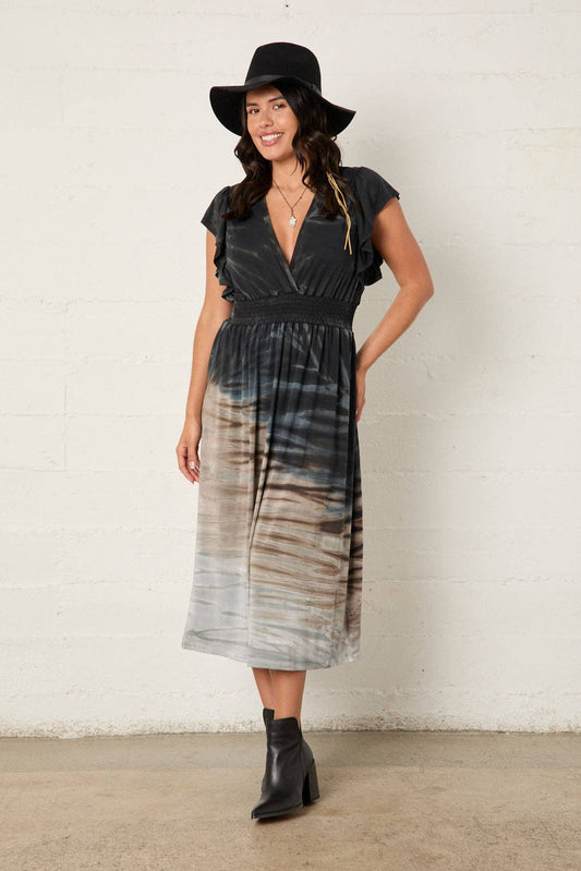 Delilah Dress: Vista / XS