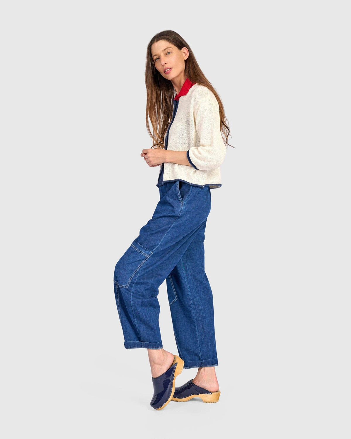 Coco Cardigan, Navy Mix: NAVY / ONE SIZE