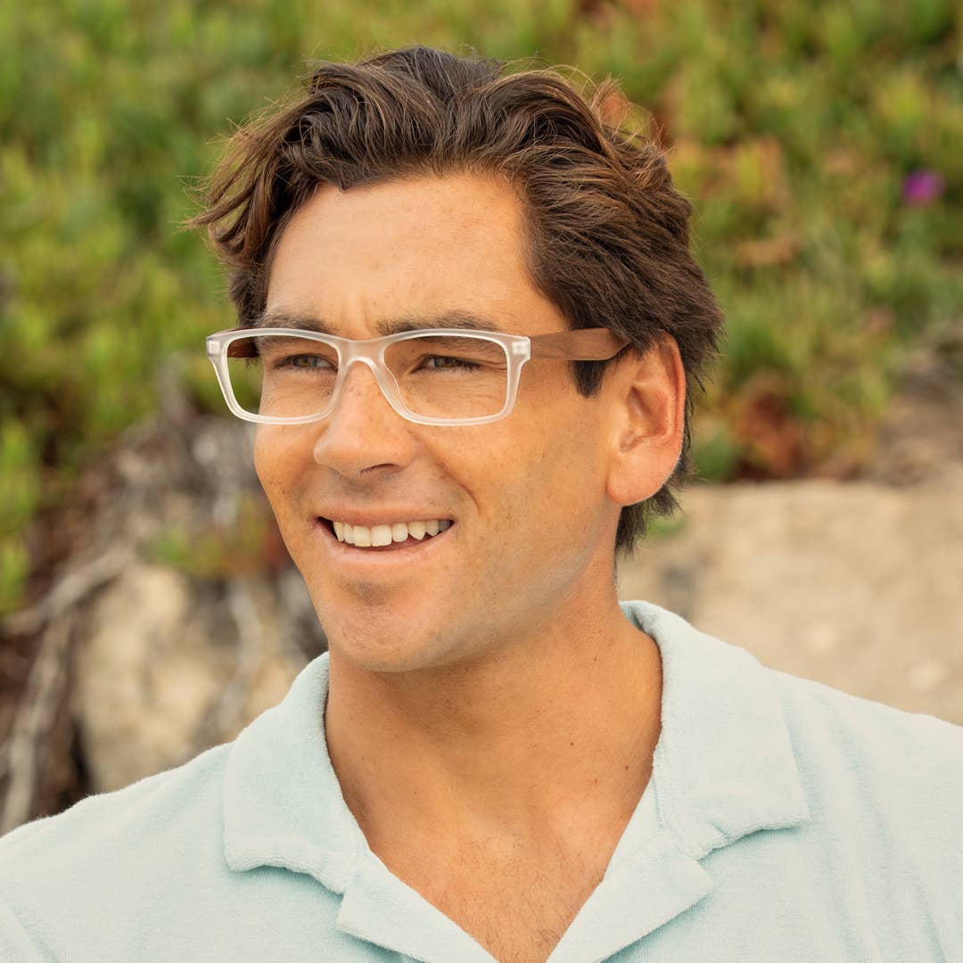 BP20523 -Avalon - Matte Clear / Walnut Wood /Blue Light: 2.50