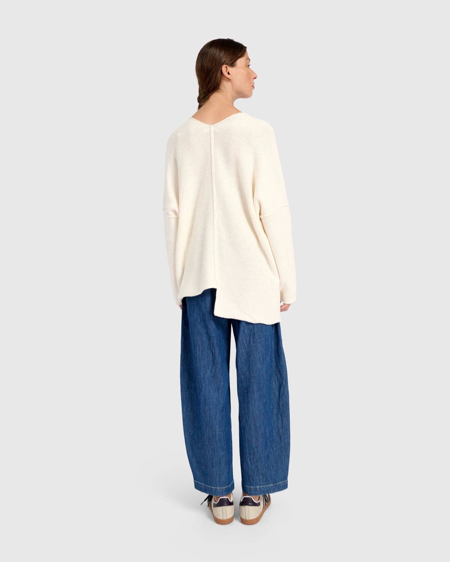 Bliss Slouchy Sweater, Cream: Cream / ONE SIZE