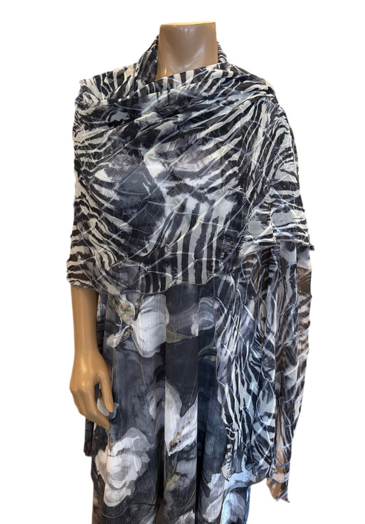 KOMAROV Abstract Shawl CSD38