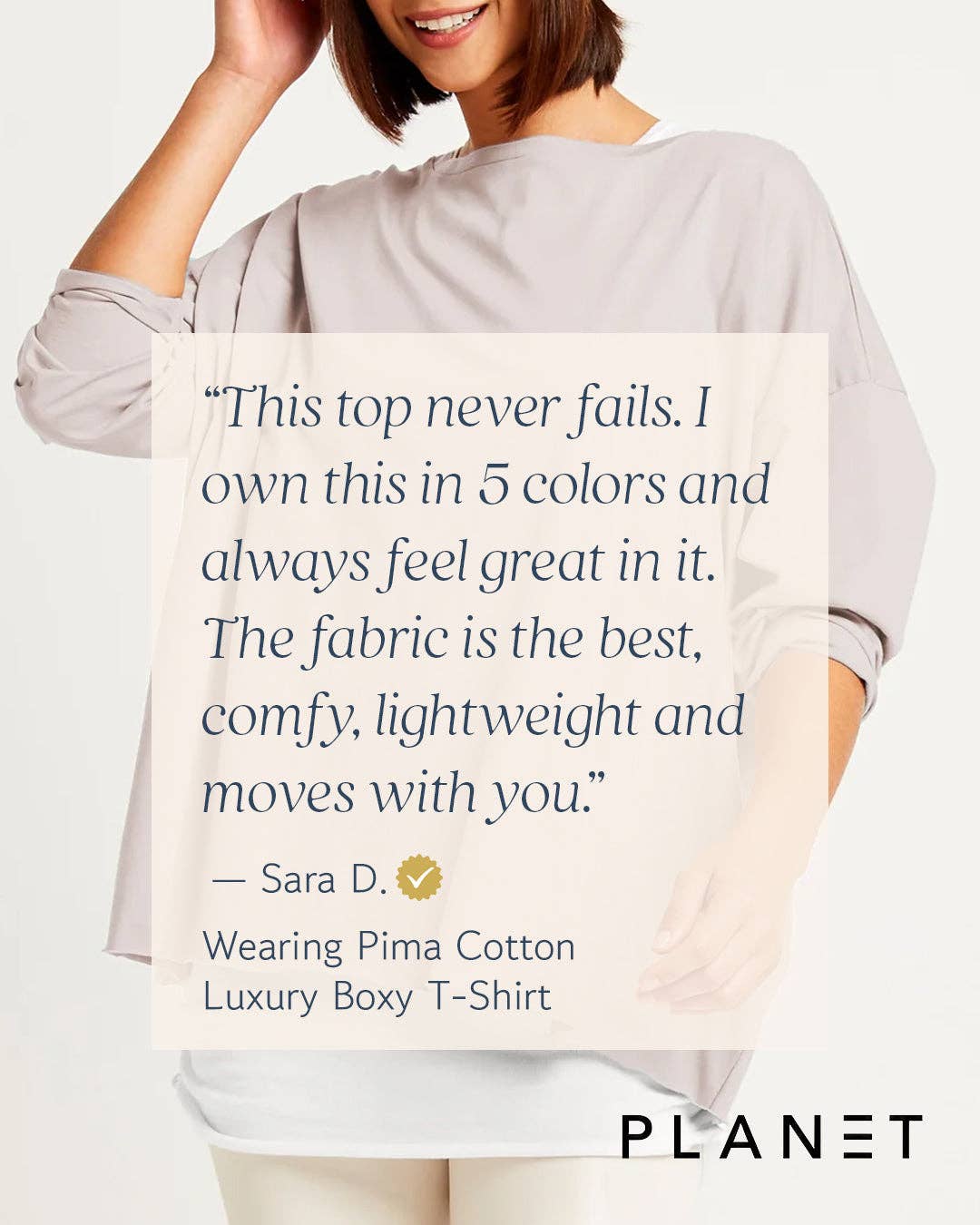 Pima Cotton Luxury Boxy T-Shirt - Coral