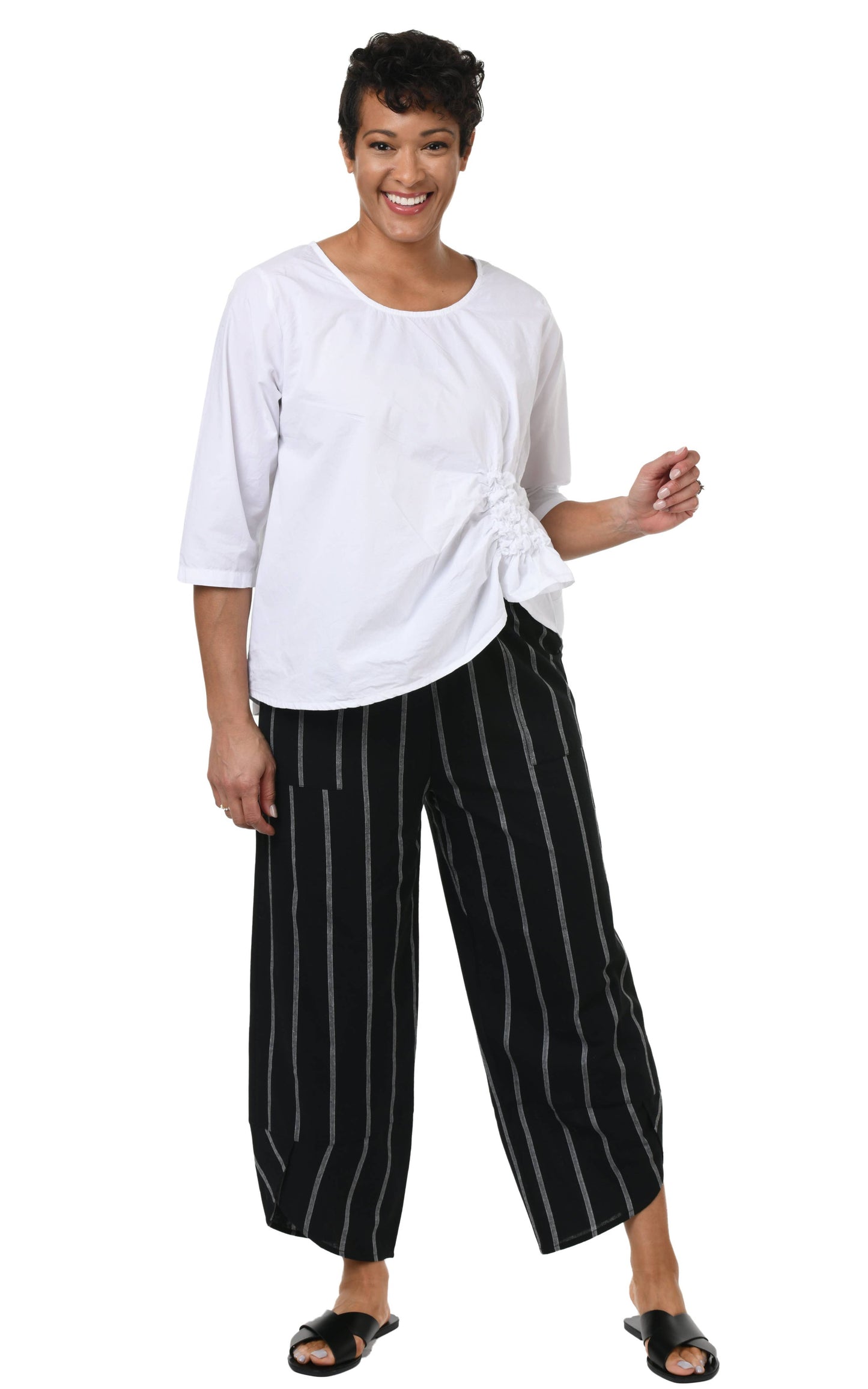 CV323 Ariana Pant in Hinsdale Stripe*: XS