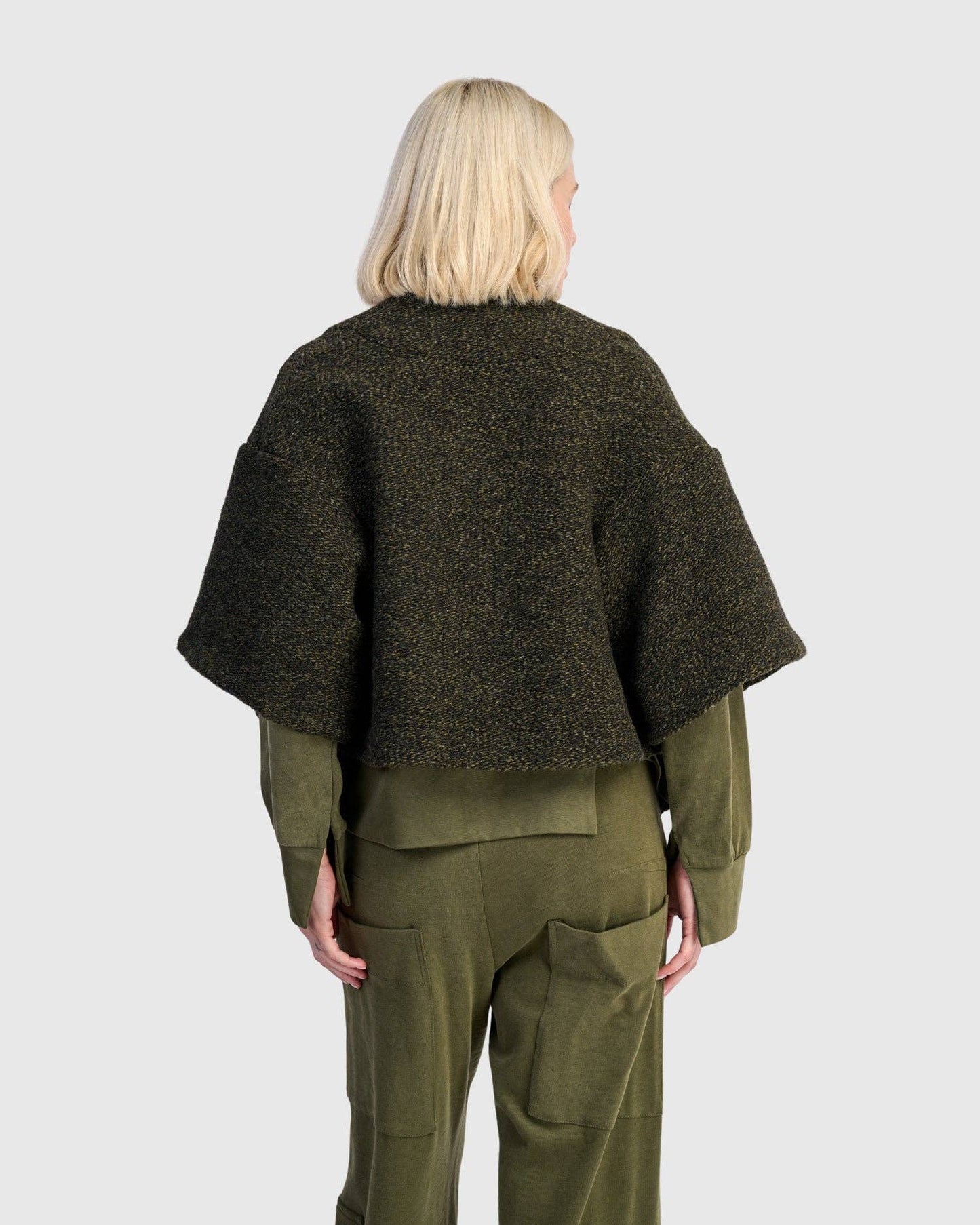 Urban Capulet Crop Jacket, Khaki: Khaki / S (US 8-12)