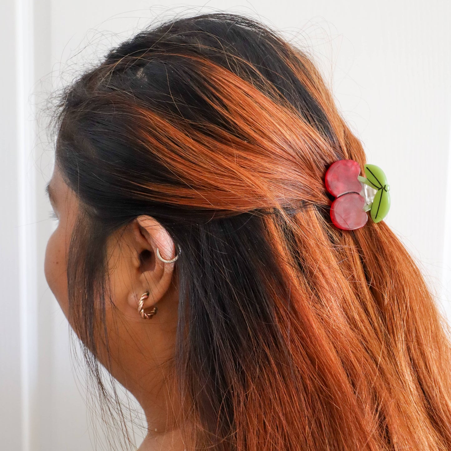 Mini Maraschino Cherries Hair Claw Clip