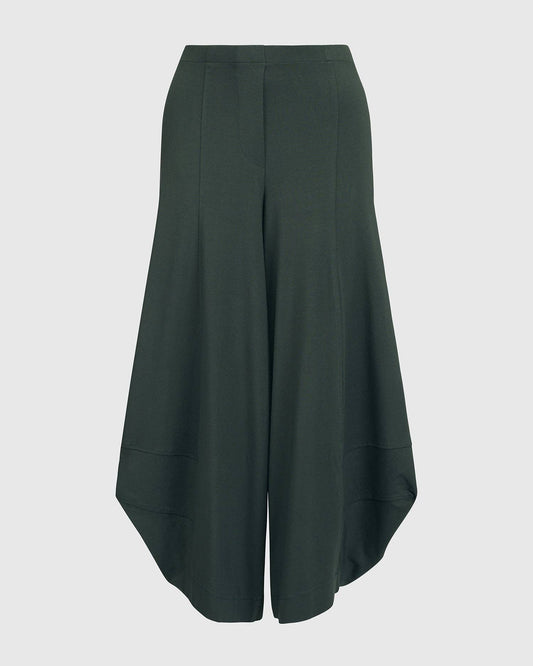 Essential Punto Pants, Green: Green / 0 (US 4-6)