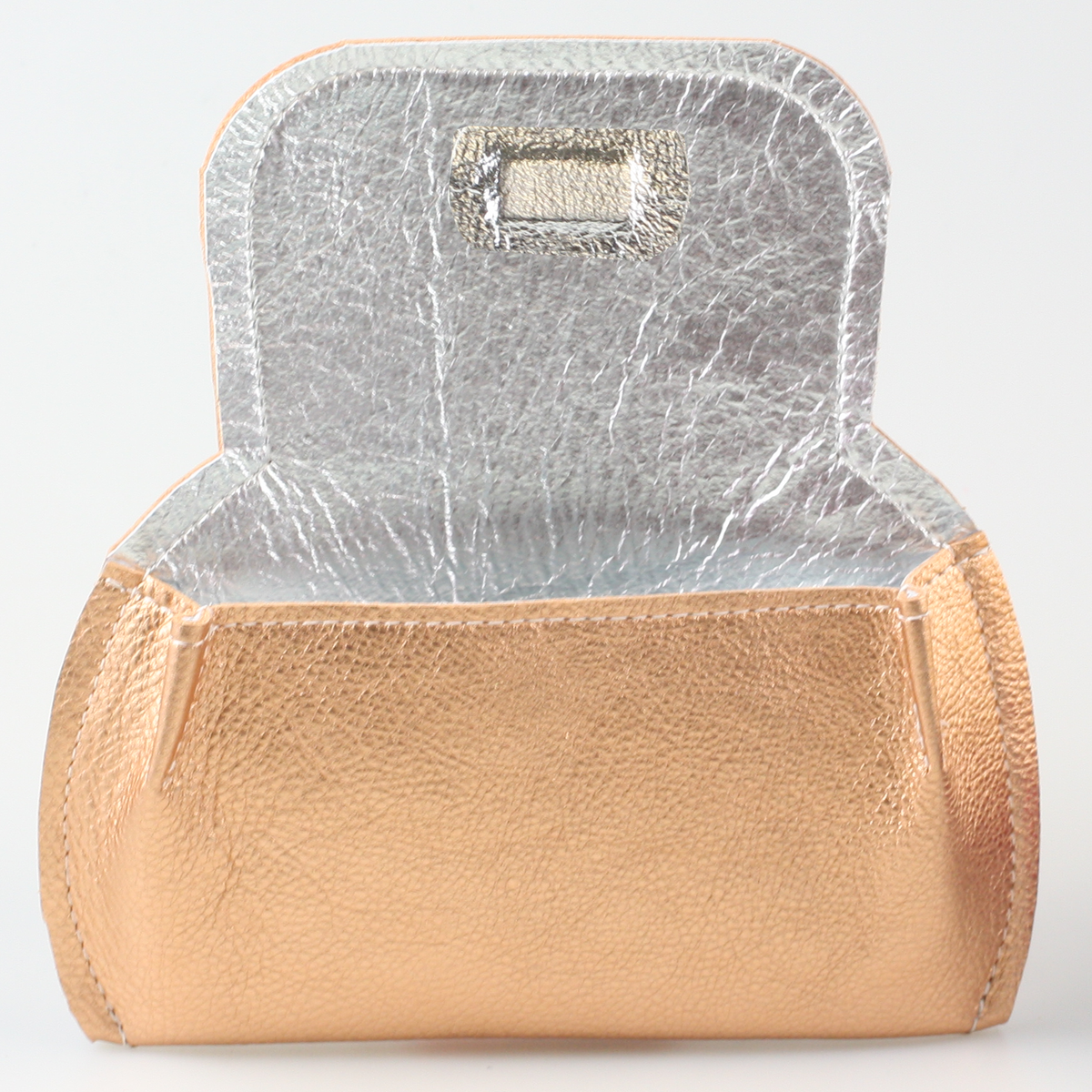 The Marla Sunglass Case: Metallic Leather!: Sapphire