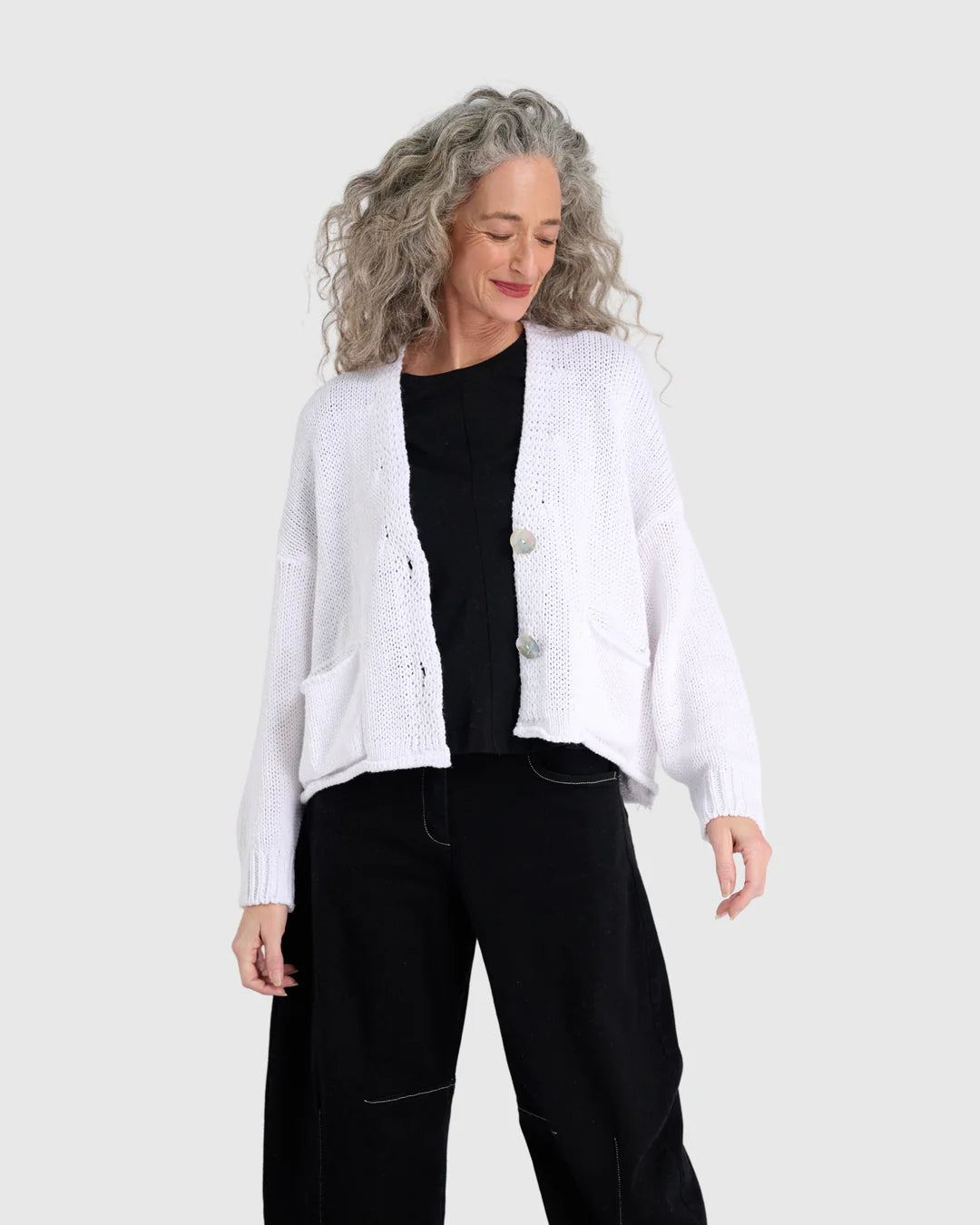 Simply Slouchy Cardigan AS43W - Alembika