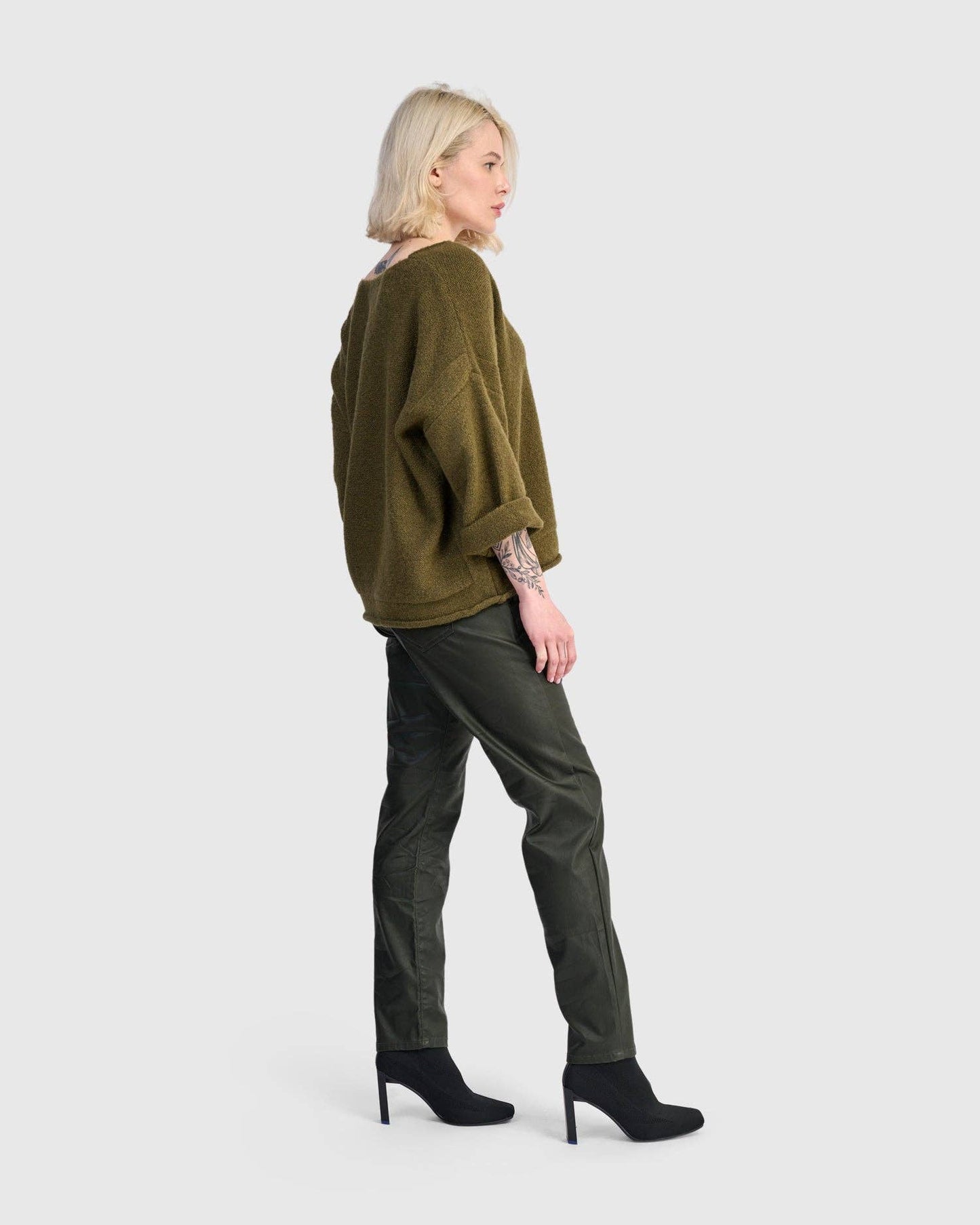 Basis Pullover Sweater, Khaki: Khaki / M (US 12-14)