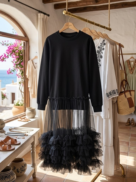 WOMEN'S DRESS CALA CONTA IBIZA Collection BYMANYC ® New York: Black / One size