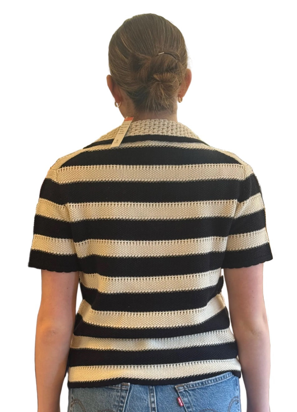 Short Sleeve Sweater Top 51957 - Elliott Lauren